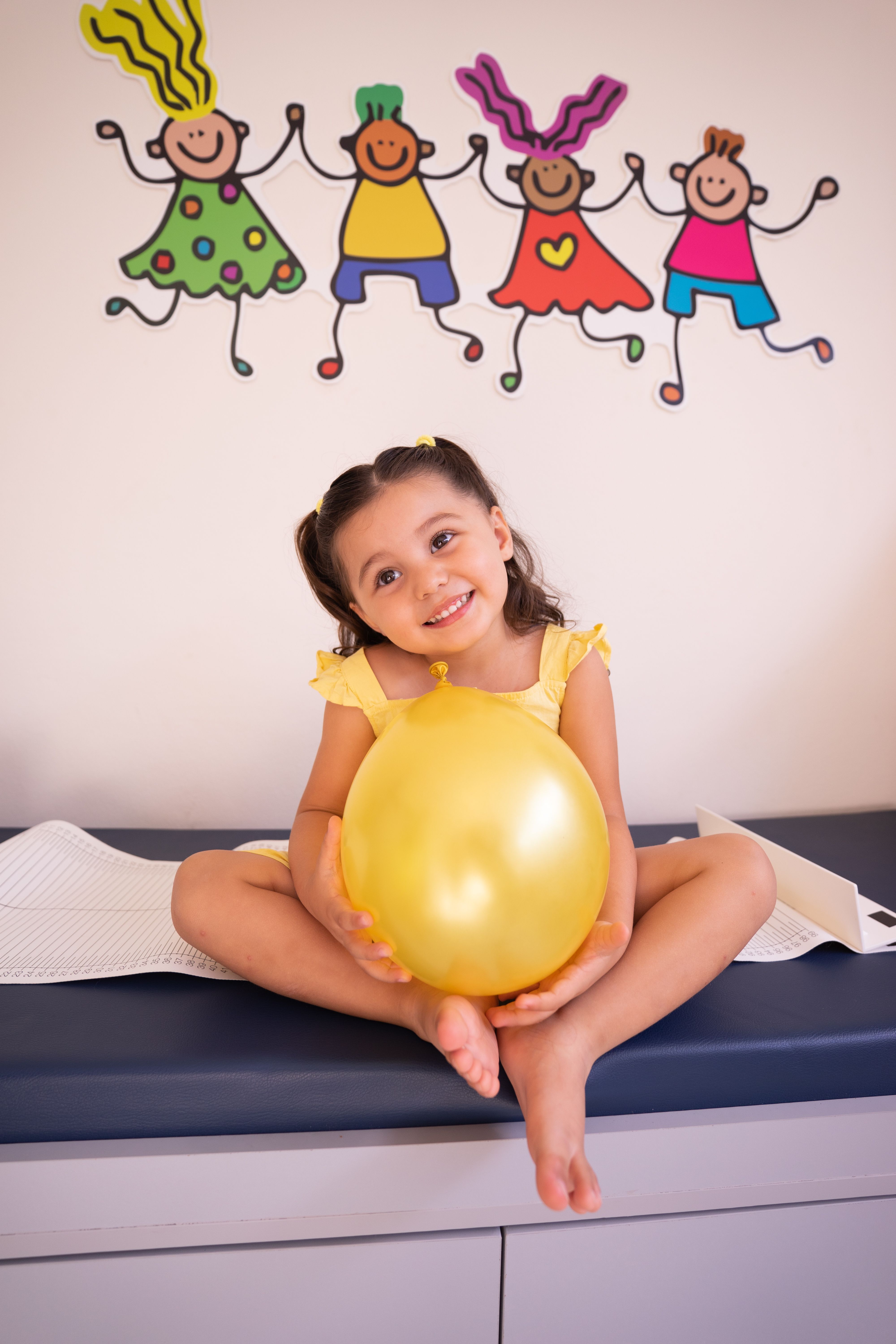 Child development activities during therapy session